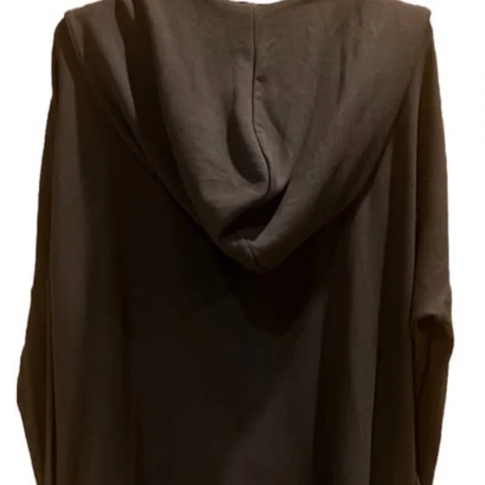 ATHLETA Walnut Brown Purana Wrap Hoodie Size Medium - Picture 5 of 7